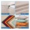 RTSFKFS Decorative Pillow Covers, 2-Pack, Burgundy, 45 x 45 cm view 3