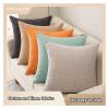 RTSFKFS Decorative Pillow Covers, 2-Pack, Burgundy, 45 x 45 cm view 4