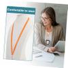 Orange Nylon and Plastic Badge Lanyards, 50-Pack view 2