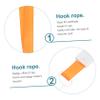 Orange Nylon and Plastic Badge Lanyards, 50-Pack view 4