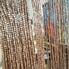 tow000ack Bamboo Beaded Curtain, Coffee, 140 x 240 cm, 140 Strands view 1