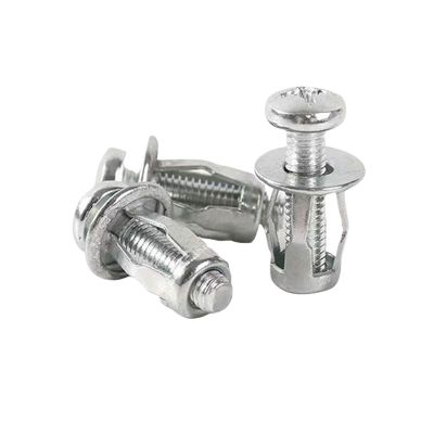 M5/M6 Butterfly Rivet Lock Nut Bolt Expansion Clips, Hollow-Wall Steel/Aluminum Rivets for Fixed Car License Plates (M4 x 20, 4 pcs)