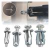 M5/M6 Butterfly Rivet Lock Nut Bolt Expansion Clips, Hollow-Wall Steel/Aluminum Rivets for Fixed Car License Plates (M4 x 20, 4 pcs) view 4