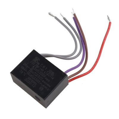CBB61 Ceiling Fan Capacitor 4.5µF + 6µF + 6µF, 5-Wire, 250V, 5-Speed Start Capacitor