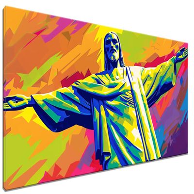 Christ Paint by Numbers DIY Statue Kit for Beginners and Adults, 3 Brushes, Acrylic Paint, Wall Decor, Unframed, 60 x 80 cm, R-3