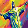 Christ Paint by Numbers DIY Statue Kit for Beginners and Adults, 3 Brushes, Acrylic Paint, Wall Decor, Unframed, 60 x 80 cm, R-3 view 2