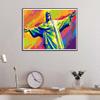Christ Paint by Numbers DIY Statue Kit for Beginners and Adults, 3 Brushes, Acrylic Paint, Wall Decor, Unframed, 60 x 80 cm, R-3 view 3