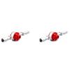 Goorvoucs 2-Pack Metal Rear Axle Housings for D12, C14, C24, C24-1, C34, B14, B24, B16, and B36 RC Cars, Silver view 1