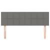 JUDYY 2-Piece Headboards, Dark Gray, 72 x 5 x 78/88 cm, Fabric view 3