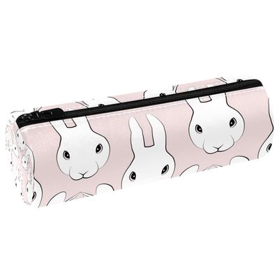 VAPOKF Rabbit Pencil Case, PU Leather, 20 x 6.3 cm