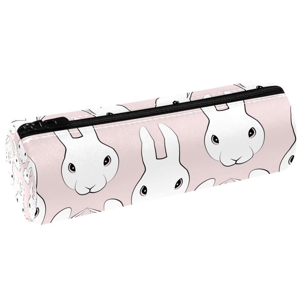 VAPOKF Rabbit Pencil Case, PU Leather, 20 x 6.3 cm