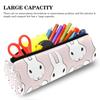 VAPOKF Rabbit Pencil Case, PU Leather, 20 x 6.3 cm view 3