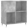 JUDYY Record Cabinet, Concrete Gray, 84.5 x 38 x 89 cm, Engineered Wood view 2