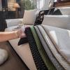 GUOYUYU Sofa Cover 110 x 250 cm, Non-Slip Universal Seat Cover for 1–4-Seater Sofas, White view 4