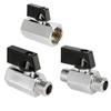 Stainless Steel Valve, 1-Piece Mini Brass Ball Valve, Male-to-Female, 1/4 Inch view 4