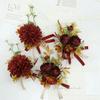 SUOCMG Burgundy Artificial Flowers for Business Celebrations, Guest Boutonniere, Wrist Corsage, Accessory Boutonniere 06 view 4