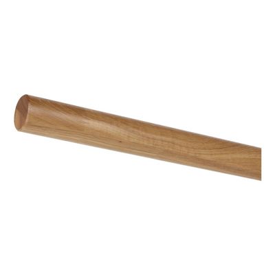 TIBU Oak Finger-Jointed Wood Handrail, 110 cm, Without Brackets