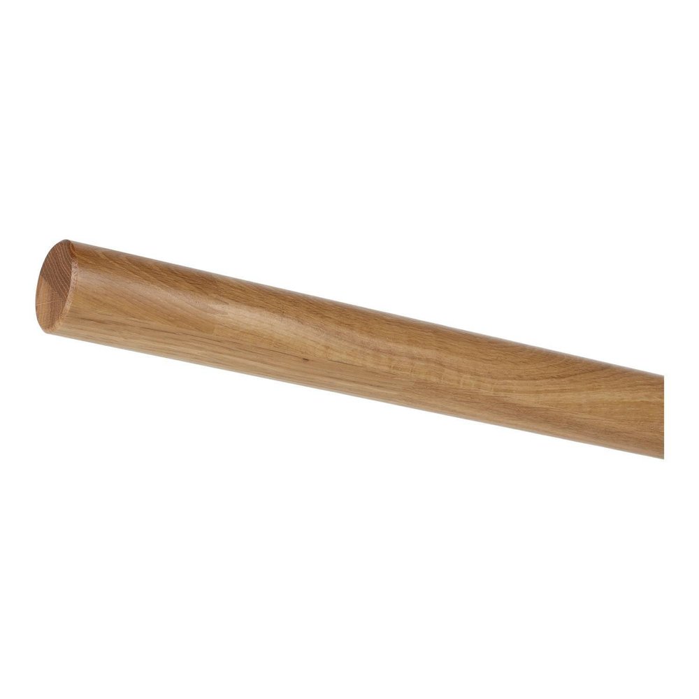 TIBU Oak Finger-Jointed Wood Handrail, 110 cm, Without Brackets