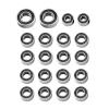 PEGGYLIN 20-Piece Sealed Bearing Kit for Axial SCX24, Gladiator, JLU, Bronco and C10 1/24 RC Crawlers view 1