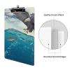Bird and Fish Hanging Clipboard, Hardboard Clip for Paper Documents view 3