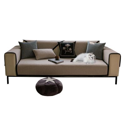 GUOYUYU Sofa Cover 100 x 180 cm, Dustproof and Dirt-Resistant, Non-Slip, Khaki