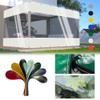TMGJShd Outdoor Winter PVC Tarpaulin Curtains, Weather-Resistant Adjustable Thickened Cover, White, H: 4.5 m × W: 9.8 m view 4