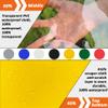 TMGJShd Transparent PVC Tarp Curtain, Yellow, 2 Zippers, 3.5 × 4.5 m view 3