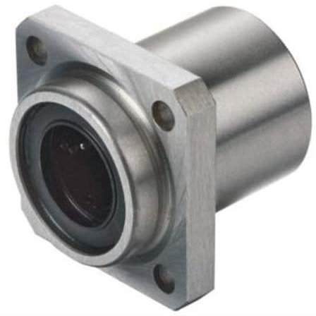 LMKP12UU 4-Piece Ploit Flange-Type Linear Bearings, 12 × 21 × 30 mm, LMKP 12 mm Linear Bearing, LMKP12 UU Precision Linear Bearings