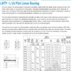 LMKP12UU 4-Piece Ploit Flange-Type Linear Bearings, 12 × 21 × 30 mm, LMKP 12 mm Linear Bearing, LMKP12 UU Precision Linear Bearings view 3