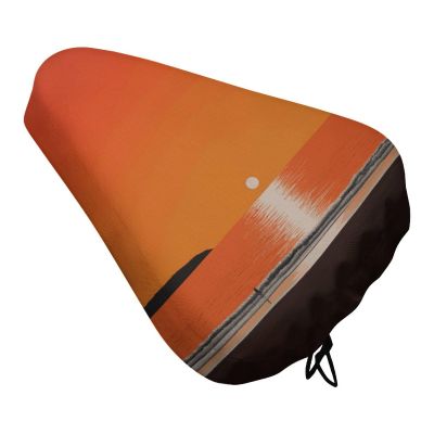 Sunset Over Water Waterproof Bicycle Seat Cover