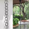 ZGYOZMNG Rain Chain with Double Loop, 150 cm (5 ft) view 1