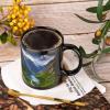 Large Norwegian Fjords Porcelain Coffee Mug with Handle view 4