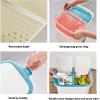 LLXTJJY Kitchen Trash Can with Lid, Dry and Wet Waste Separation view 3
