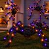 Cinnvoice Giant Halloween Spider Decorations, 122 cm, 91 cm, 70 cm, 60 cm, 60 cm, Black, Bendable, Large Artificial Spiders for Halloween, Indoor and Outdoor, Garden Party Decor, 4-Pack view 1