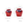 Tea Organizer and Storage Jar, Colorful Ceramic Tea Canister with Lid view 2
