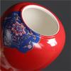Tea Organizer and Storage Jar, Colorful Ceramic Tea Canister with Lid view 4