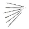 HEIBTENY C245 Copper Soldering Iron Tip for JBC Stations, Straight, Silver (C245-803) view 1