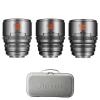 7Artisans 35/50/85mm T2.1 Cine Lens Series 3 Lens Kit, Super 35 Hope Prime for E-Mount Cameras, FX30 and More (Titanium) view 1