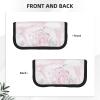 CHANGLEI Canvas Pencil Case, Abstract Gray Marble Ink Print, Large, Lightweight, Black, One Size view 2
