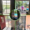 Magnetic Insect Screen Door 315 x 170 cm, Black, Adjustable, Cat-Claw-Resistant view 4