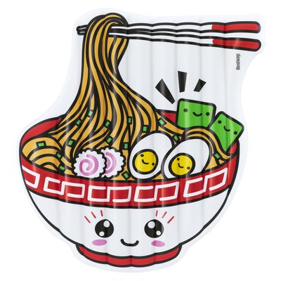 Bestway Soba Bowl Inflatable Mattress, 176 x 155 x 24 cm, 1 Person, 100 kg Capacity, PVC, I-Beam Construction, Color Shield Coating, Safety Valves, Repair Patch