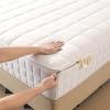 Zippered Mattress Protector, Adjustable Quilted Encasement, 180 x 190 + 15 cm, White view 3