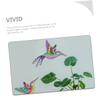 OFFSCH Hanging Ornaments, Set of 4, Iron Hummingbird Wall Art view 3