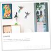 OFFSCH Hanging Ornaments, Set of 4, Iron Hummingbird Wall Art view 4