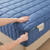 Mattress Protector with Zipper 140 x 190/200 cm, Adjustable Mattress Encasement, Soft Quilted 5-Sided Cover, Washable Fitted Sheet (80 x 190 + 5 cm), Blue A view 3