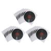 3-Piece Vinyl Record Wall Stickers, Retro Living Room Decor view 1