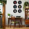 3-Piece Vinyl Record Wall Stickers, Retro Living Room Decor view 4