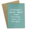 Mr. & Mrs. Panda “Swimming Is an Excuse” Greeting Card view 1