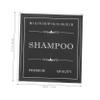 HOODANCOS 6-Set Travel Toiletry Bottle Labels for Shampoo and Soap view 2