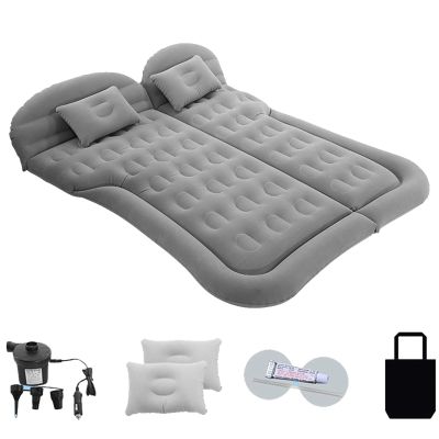 ZCZMAD Car Camping Travel Bed for 2nd-Generation CR-V, with Air Pump and Pillow, B/Grey